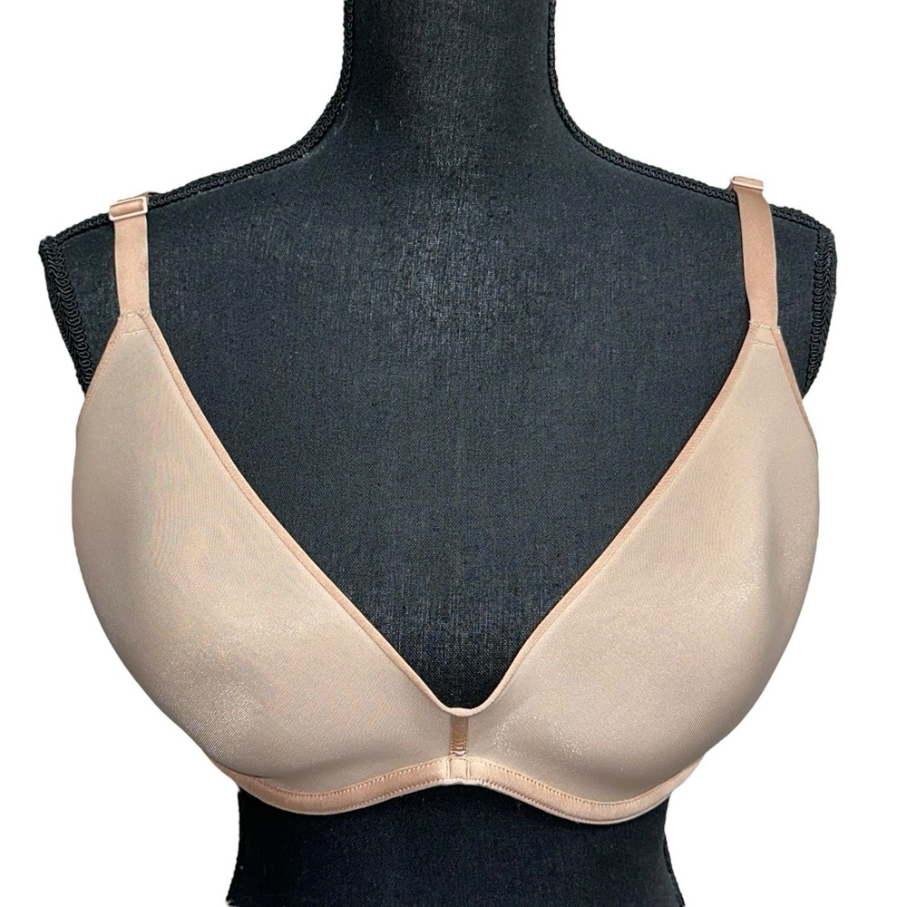 Skims Fits‎ Everybody Underwire Scoop Plunge Bra 40D Clay Beige